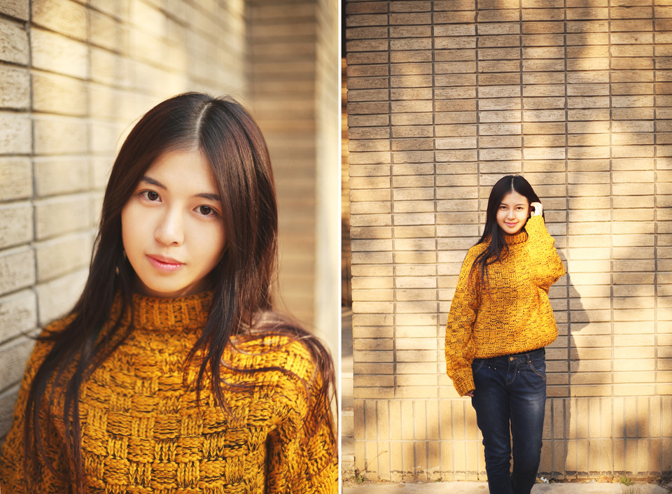 深秋暖阳下清纯甜美姑娘  第16张