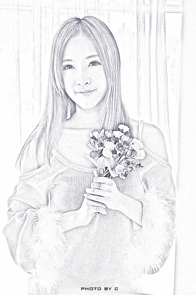 甜美女子私房小清新图  第9张