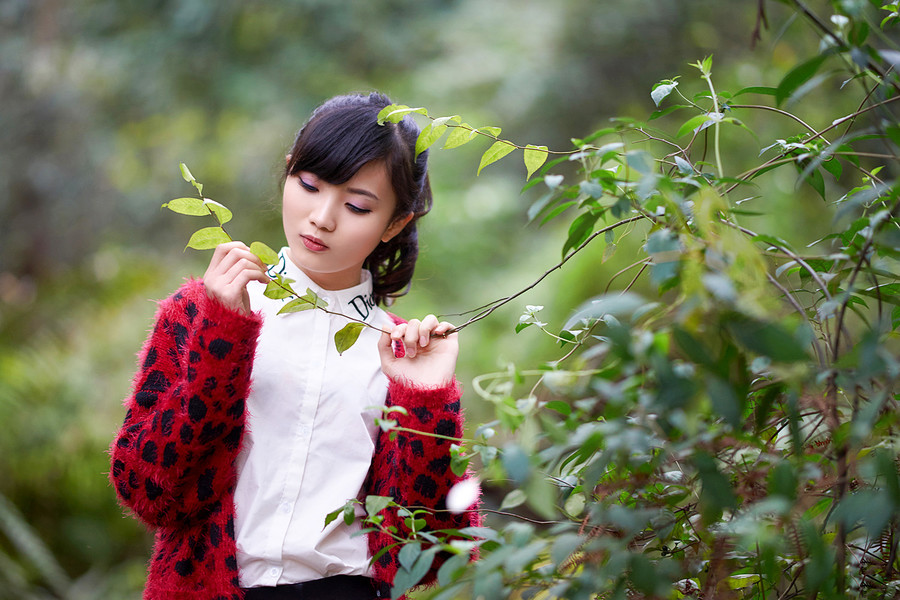 时尚美女清纯迷人图  第6张