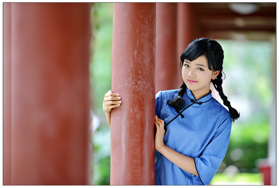 甜美双马尾的清纯迷人图  第1张