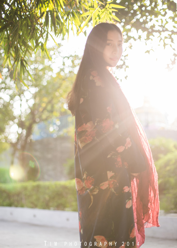 逆光少女黄昏清纯图  第11张