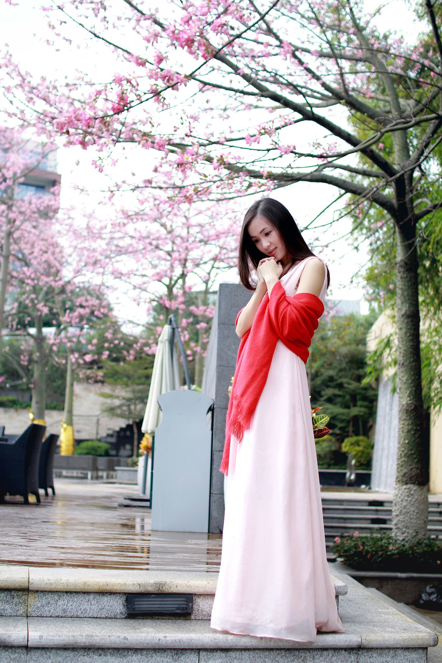 长裙美女甜美清纯照  第3张