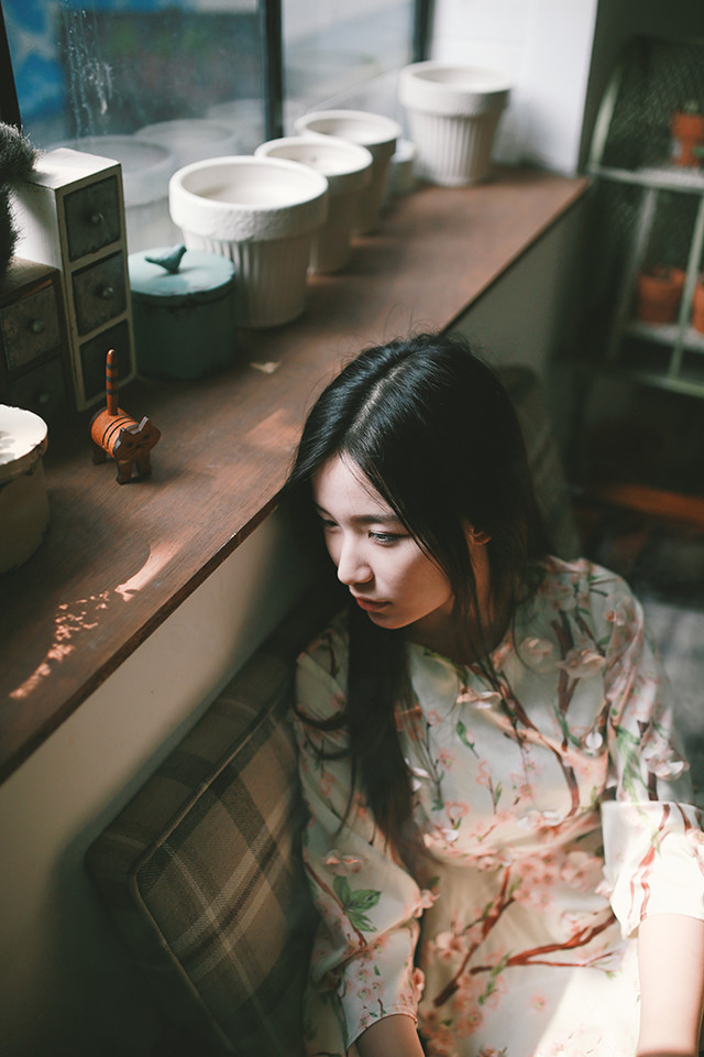 碎花美眉私房迷人清纯图片  第11张