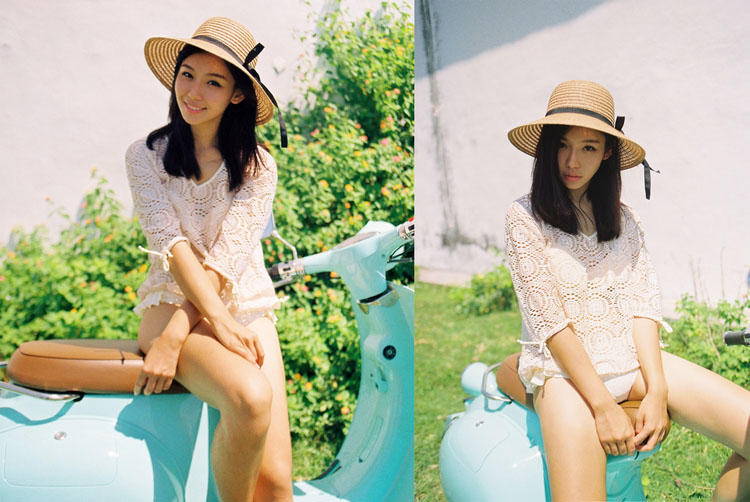 清凉夏日的长发MM  第4张