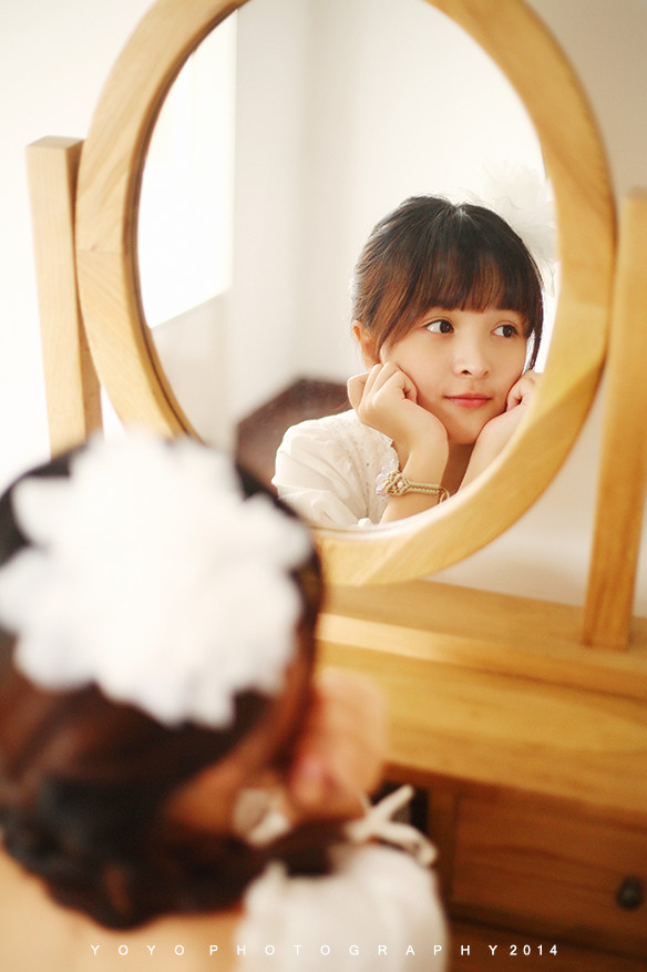 甜美美女私房小清新图  第5张