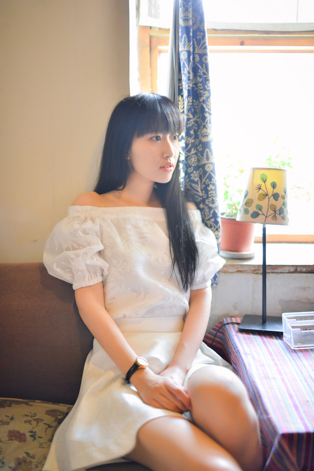 甜美清纯白裙少女  第10张