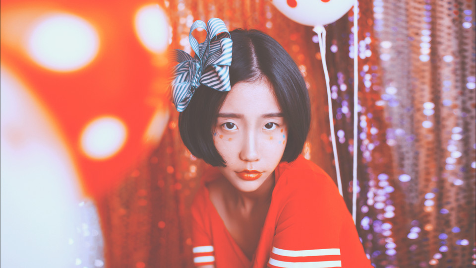 俏皮女子私房搞怪图  第12张