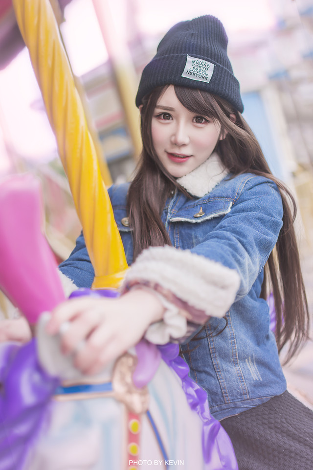 游乐园甜美清纯少女  第3张