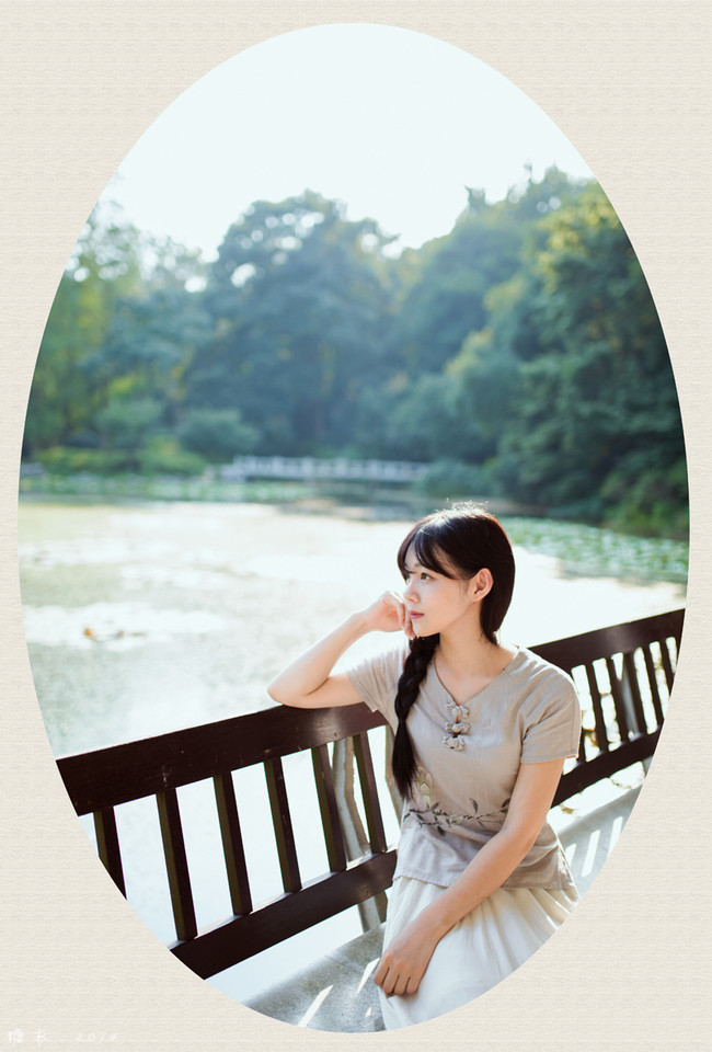 花园长裙飘飘美女  第12张