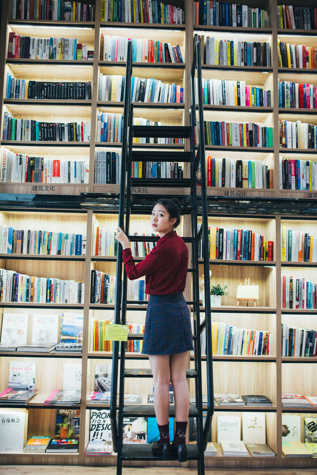 图书馆清纯卖萌女  第5张