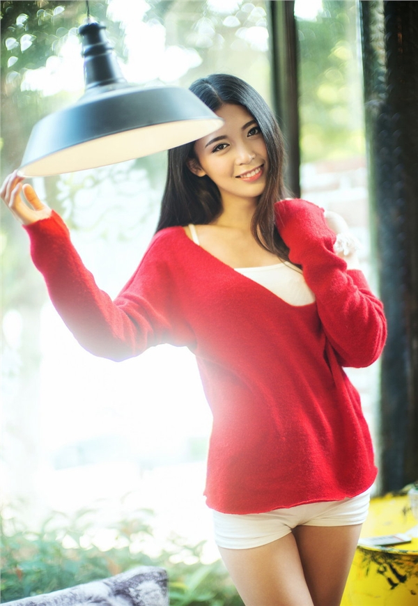 长腿美女清纯甜美笑容  第9张