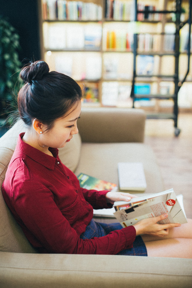 图书馆清纯卖萌女  第12张