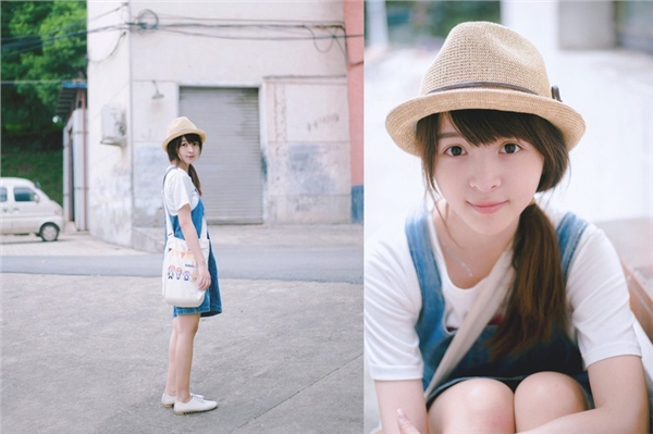 素颜美女户外清纯可人图  第8张