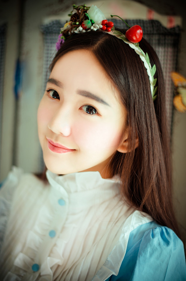 甜美女孩清纯制服图  第1张