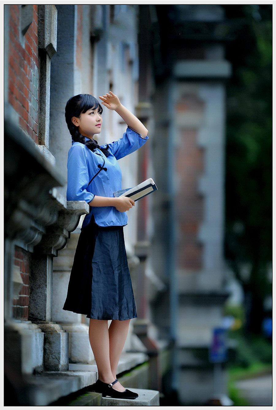 甜美双马尾的清纯迷人图  第8张