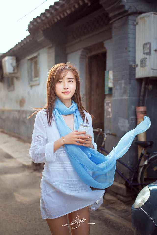 清纯美女户外小清晰写真  第11张