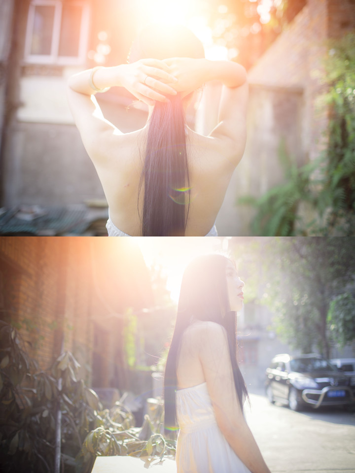 长发美女森林清纯图  第14张