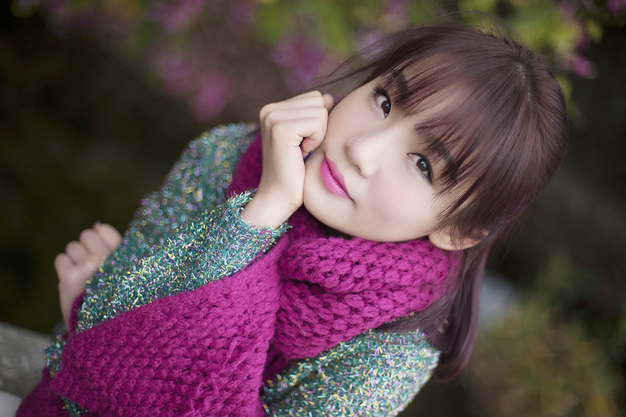 冬日暖人的长发清纯少女  第10张