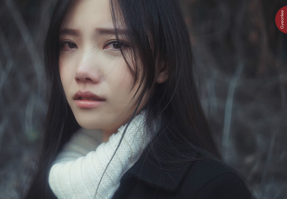 冬日暖人心窝的甜美女子  第4张