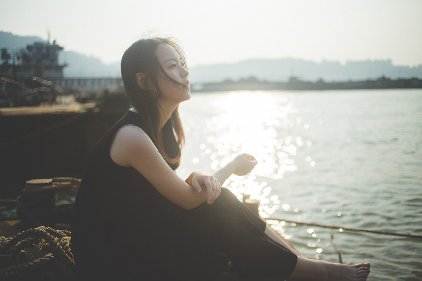 海边的黄昏独有的情怀写真  第11张