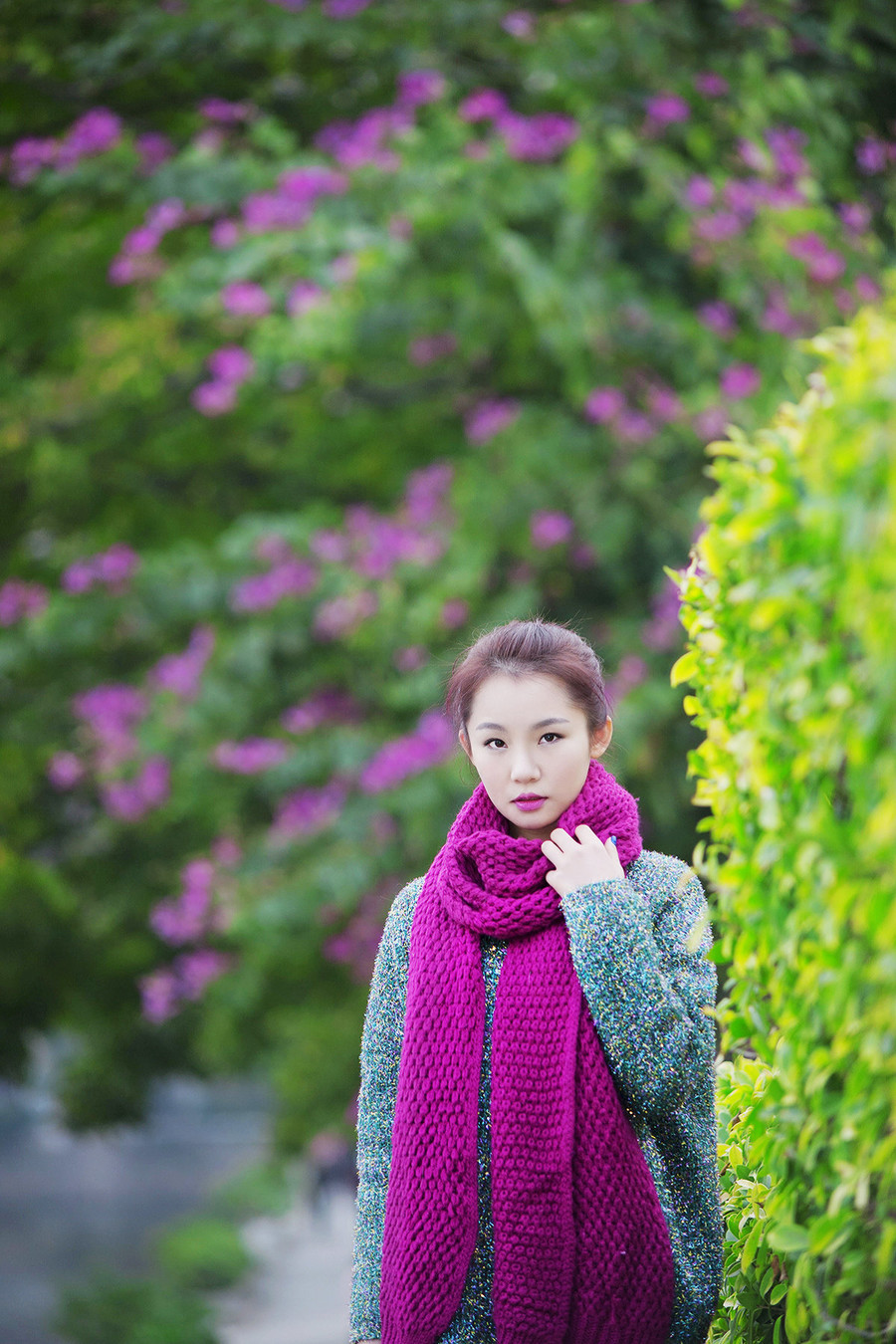 冬日暖人的长发清纯少女  第8张