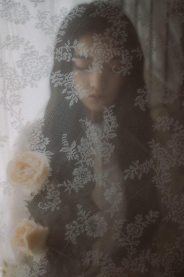 长发美女清纯私房美照  第4张