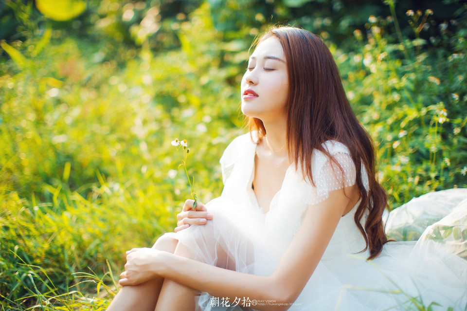 花间女子清纯甜美风  第6张