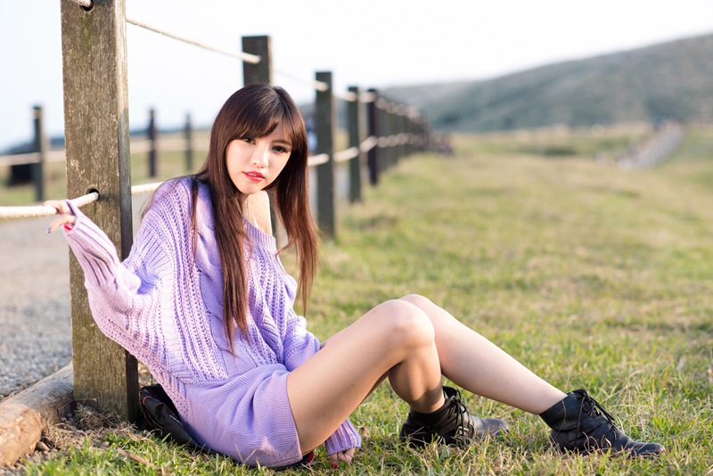 田野里温柔可人清纯照  第28张