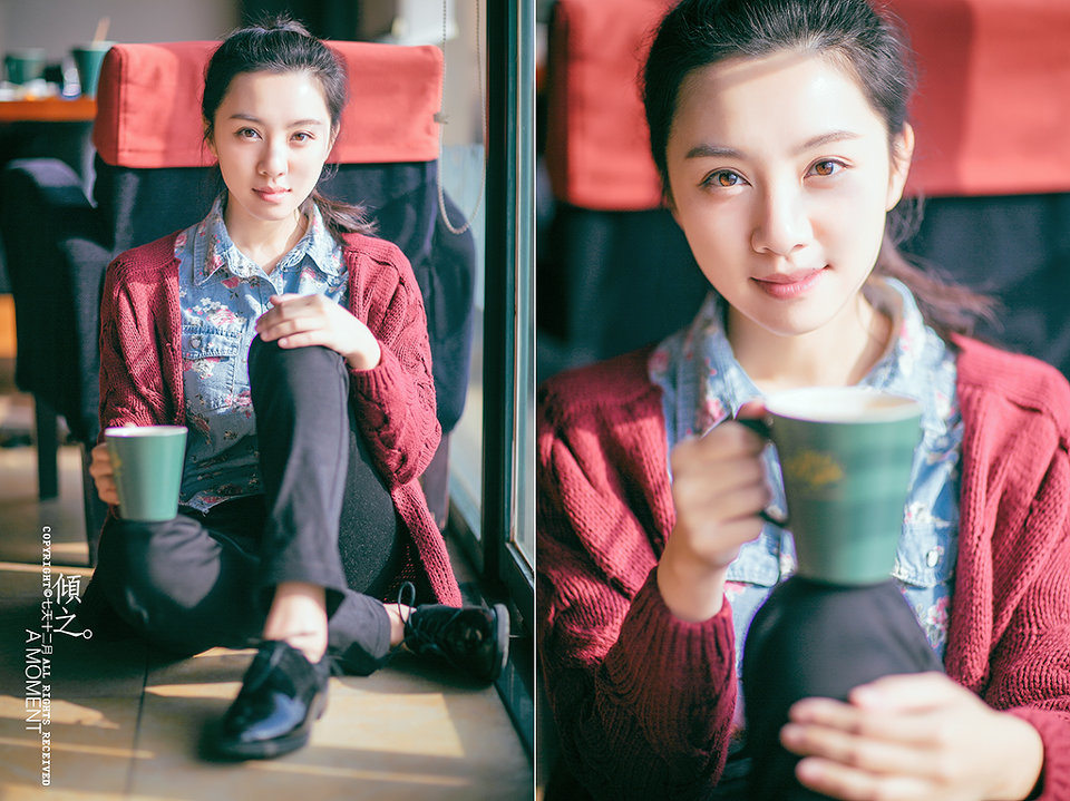 马尾女孩的户外小清新图片  第12张