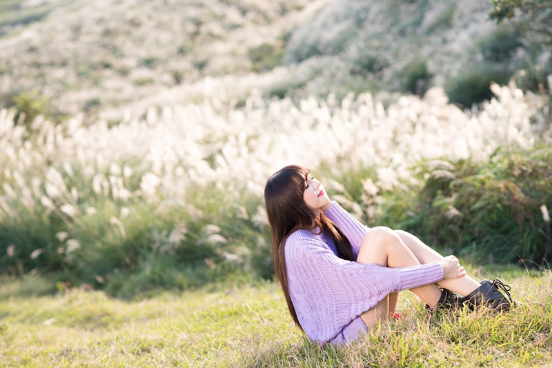 田野里温柔可人清纯照  第25张