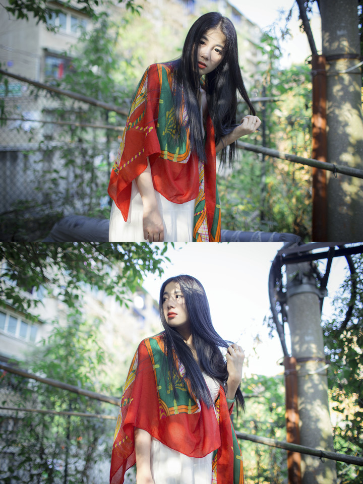 长发美女森林清纯图  第5张