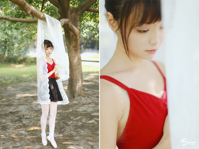 跳舞姑娘草地上的迷人舞姿  第6张