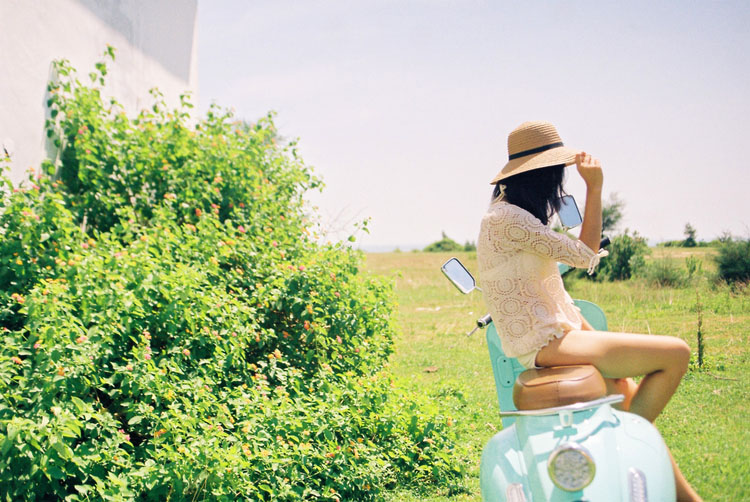 清凉夏日的长发MM  第14张