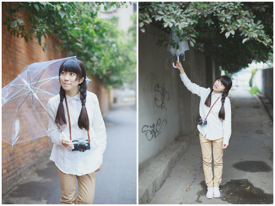 双马尾女子的俏皮清纯图  第3张