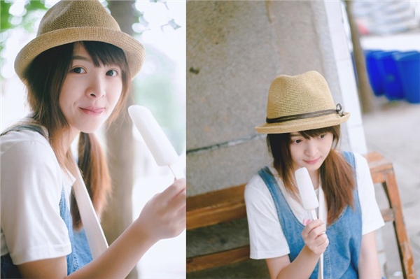 素颜美女户外清纯可人图  第7张