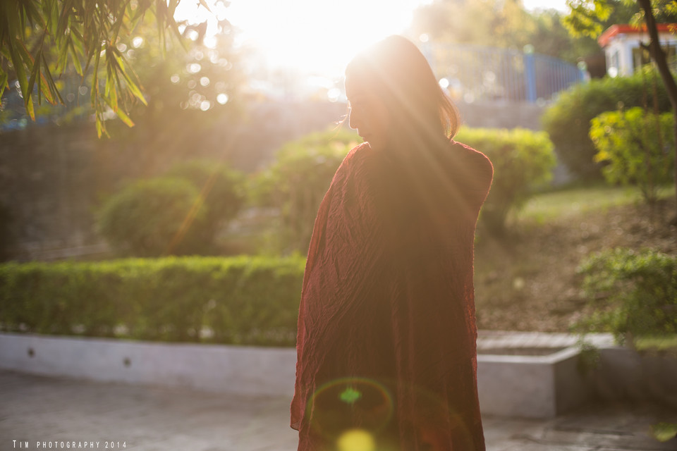 逆光少女黄昏清纯图  第13张