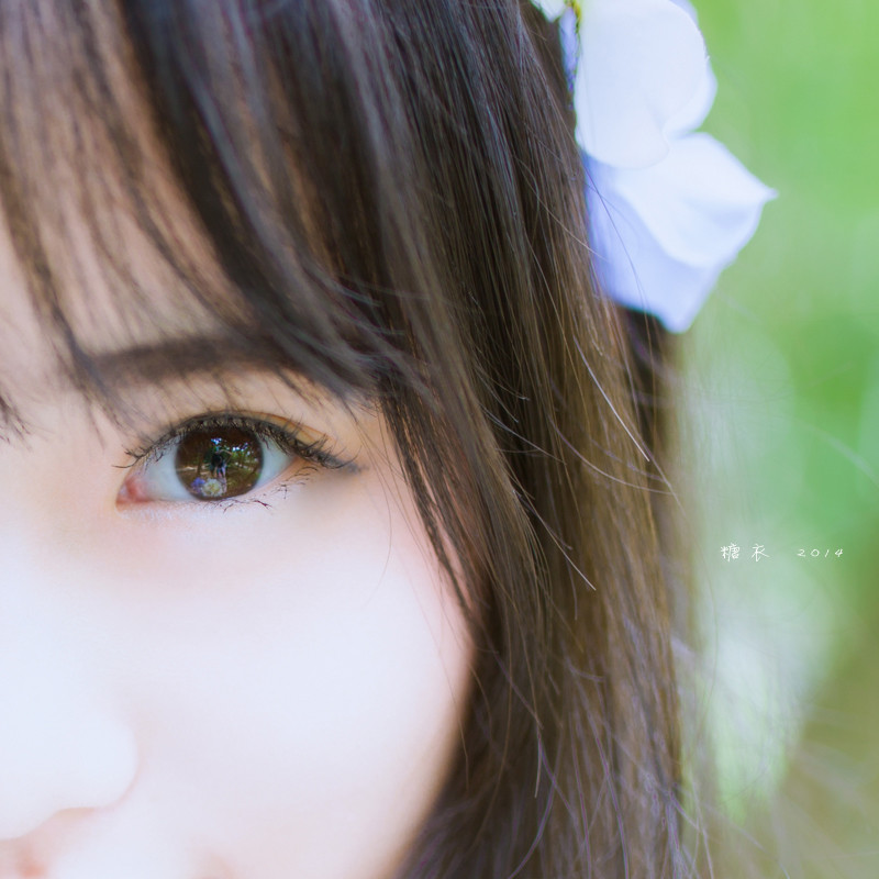 麋鹿姑娘森林唯美图  第10张