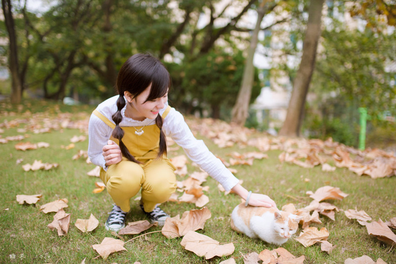 秋日清纯美女迷人图  第4张